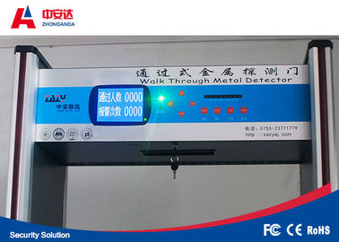 High Sensitivity Multi Zone Door Frame Metal Detector Walk Through For Security