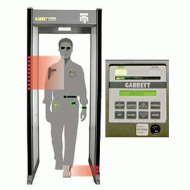 Hotel Shakeproof Door Frame Metal Detector With Light And Sound Alarm