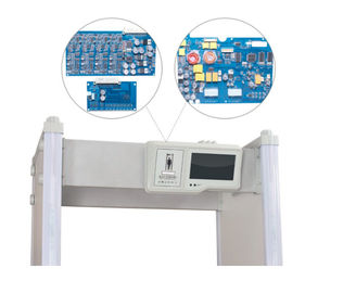 Intelligent Partition Metal Detector Gate 24 Detecting Zones For Outdoor