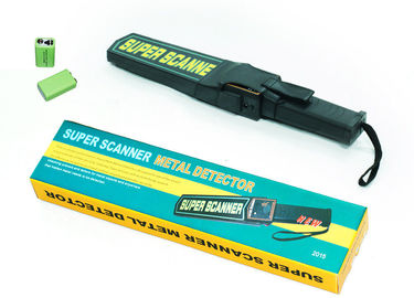Self - Calibrating Metal Detector Scanner , 25 KHz Security Wand Metal Detectors