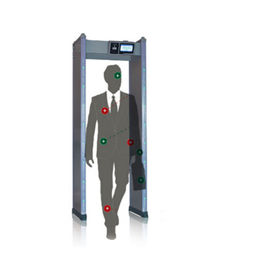 Multi - Alarm Sounds Walk Through Metal Detector 8 Zones For Airport Hotel Inspection