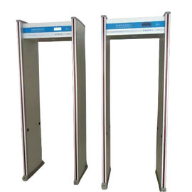 8 Zones Walk Through Metal Detector Humanoid Alarm Indicator Door Frame Light Alarm