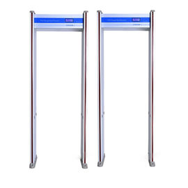 8 Zones Walk Through Metal Detector Humanoid Alarm Indicator Door Frame Light Alarm