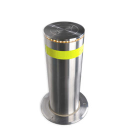 High Lifting Speed Hydraulic Rising Bollards Stainless Steel Retractable Traffic Road Safety