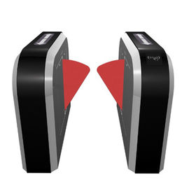 IR Anti Pinch Turnstile Security Systems , Turnstile Gate With Card Reader 35W