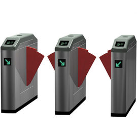 Full Automatic Electronic Turnstile Gates Door Bidirectional Security Flap Barrier With RFID Interface