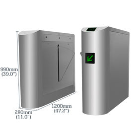 Esd Fingerprint Rfid Sliding Tripod Pedestrian Turnstile Gate Mechanical Antipinch Function