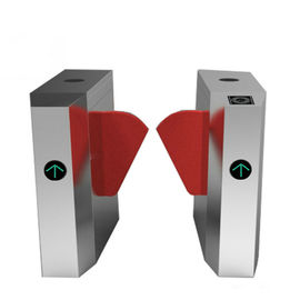 Esd Fingerprint Rfid Sliding Tripod Pedestrian Turnstile Gate Mechanical Antipinch Function
