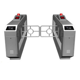 Swing Gate Turnstile Security Systems , Rfid Card Reader Automatic Gate Barrier System