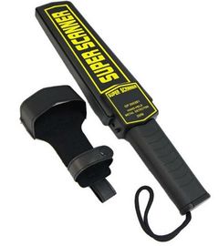Hand Held Body Metal Detectors Light / Voice Alarm Essensive Metal For Goverment