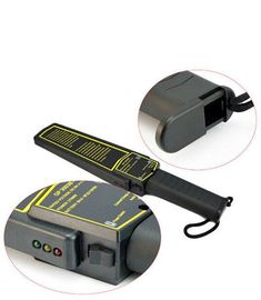 Hand Held Body Metal Detectors Light / Voice Alarm Essensive Metal For Goverment