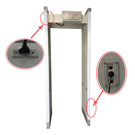 Waterproof Walk Through Body Metal Detectors 18 Zones AC 110-220V For Body Scanner