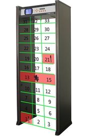 Human Alarm Lamp Security Metal Detector , Full Body Metal Detectors For Museum / School