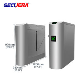 Face recognition Intelligent Flap Turnstile Flap Barrier turnstile barrier gate For Entrance Security