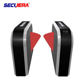 CE approved well used barcode scanner electronic turnstile 304 stainless steel flap barrier turnstile gate
