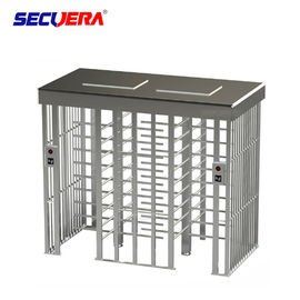 120 degree single channel automatic RFID access control full height turnstile barrier gate