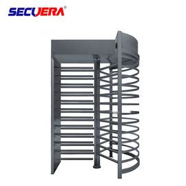 RFID card integrated motorised 304 stainless steel full height high entry exit turnstile barrier gate