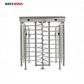 Shenzhen 120 degree double channel automatic RFID access control full height turnstile Barrier gate