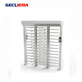 Full Height Security Electronic Fingerprint Reader Single Channel Turnstile Barrier Gate