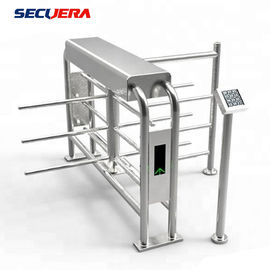 Full Height Security Electronic Fingerprint Reader Single Channel Turnstile Barrier Gate