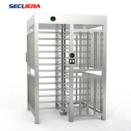 Hotel Access Control Double Lane Full Height Turnstile With IC ID Card Reader turnstile barrier gate