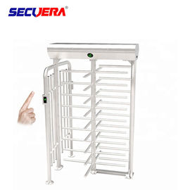 RFID card integrated motorised 304 stainless steel full height high entry exit turnstile barrier gate