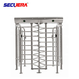 Stainless Steel Pedestrian Control Security Full Height Turnstile Barrier Gate