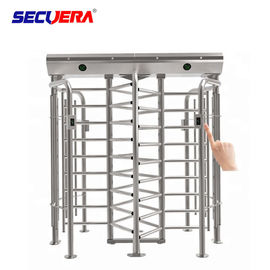 Stainless Steel Pedestrian Control Security Full Height Turnstile Barrier Gate