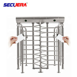 Stainless Steel Low Price Mall Double Channel Full Height Cross Turnstile Barrier Gate