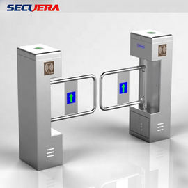 Pedestrian Automatic Sliding Security Entrance Control Swing RFID Turnstile Barrier Gate