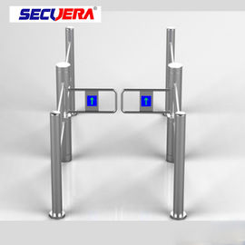 RFID Control Wide Channel Security Turnstile Gate Automatic Swing LED Indicator Function