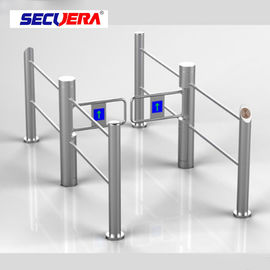 RFID Control Wide Channel Security Turnstile Gate Automatic Swing LED Indicator Function