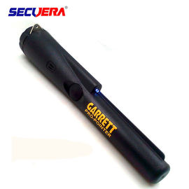 Black / Green / Red Hand Held Metal Detector GRT280 Single 9V Battery With Continuous Sound Alarm