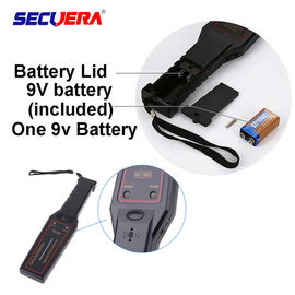 Automatically security Hand Held Metal Detector 22 KHZ Frequency With 12 Months Warranty handheld body scanner