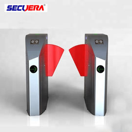 Entrance electronic fingerprint used counter flap barrier turnstiles for sale