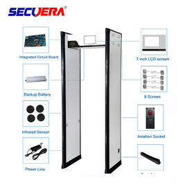 Visual Audible Alarm Pass Through Metal Detector 255 Level Sensitivity