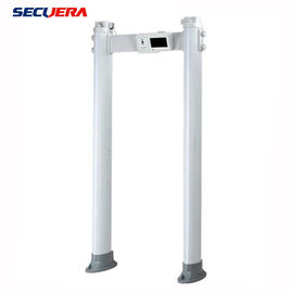 Access Safety Commercial Body Metal Detectors , 4 Zones Walk Through Scanner With Human Indicating Lamp