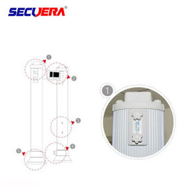 Touch Screen Door Frame Metal Detector , Pass Through Metal Detector 24 Detecting Zone