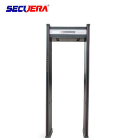 Outdoor Door Frame Metal Detector , 24 Zone Security Walk Through Gate Waterproof IP65
