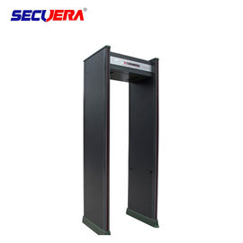 Outdoor Door Frame Metal Detector , 24 Zone Security Walk Through Gate Waterproof IP65