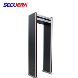 Outdoor Door Frame Metal Detector , 24 Zone Security Walk Through Gate Waterproof IP65