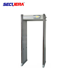 Remote Control Walk Through Metal Detector 8 Zones With CCTV Camera 220V / AC