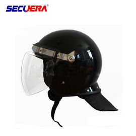 Black Anti Riot Helmet Shell Abs And Visor Pc  For Police Riot Control