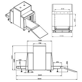 Security Baggage Scanner airport x ray machine X Ray Machine baggage scanning machine airport security bag scanners