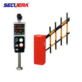 Car Parking System Solutions Turnstile Barrier Gate With Car Camera / Parking Sensor