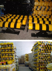 High Strength Steel Manual Parking Lock , Parking Space Barrier Lead Acid Battery