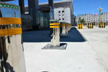 Automatic Concrete Hydraulic Road Blocker High Security Vehicle Parking Bollard
