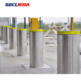 Reflective Hydraulic Road Blocker SS304 Fixed Bollard 10-15 Years Service Life
