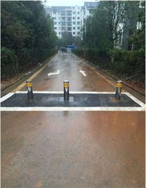 Reflective Hydraulic Road Blocker SS304 Fixed Bollard 10-15 Years Service Life
