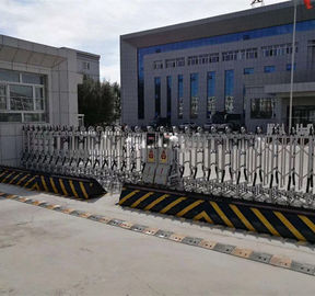 Anti Crash Hydraulic Rising Bollards Vehicle Barrier A3 Steel 500mm Height For Vehicle Control